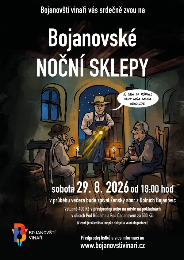 Bojanovské noční sklepy 2026 - Plakát